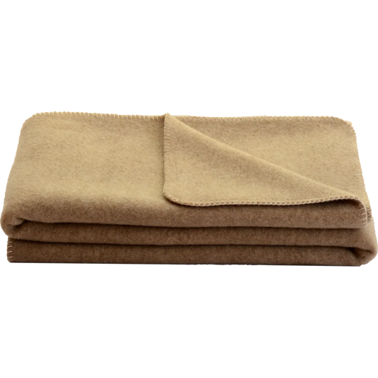Decke SUPRALANA in Beige (naturbelassen) Beige von Steinbeck Größe 150x220 cm
