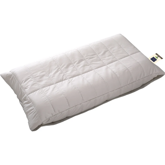 Bio Nackenstützkissen mit Kern aus Naturlatex in Creme von billerbeck Größe 40x80 cm