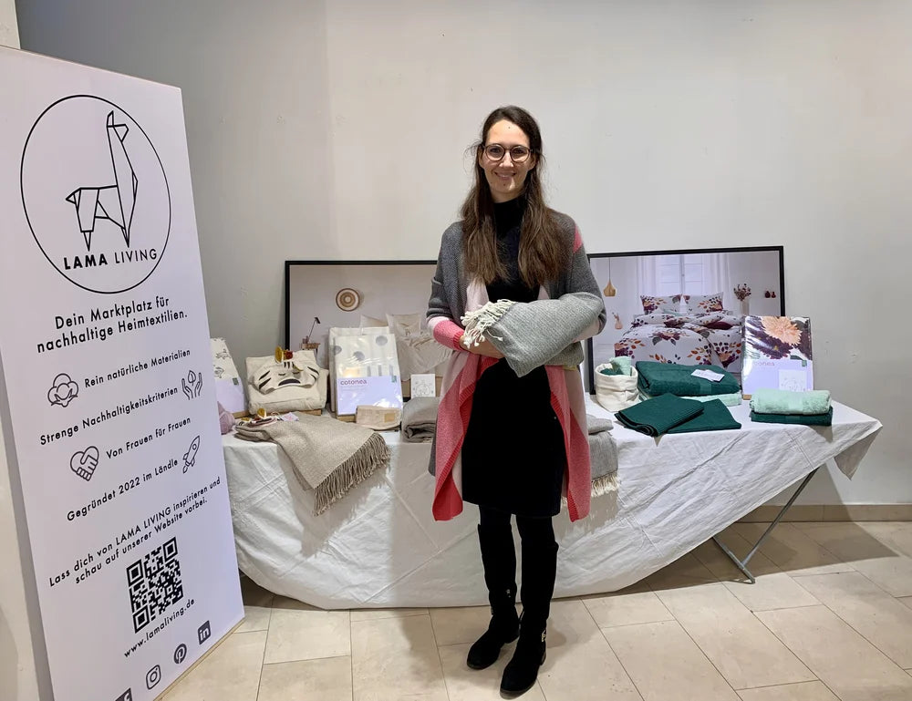 LAMA LIVING Gründerin Justine Weiss Popup Store in Sindelfingen