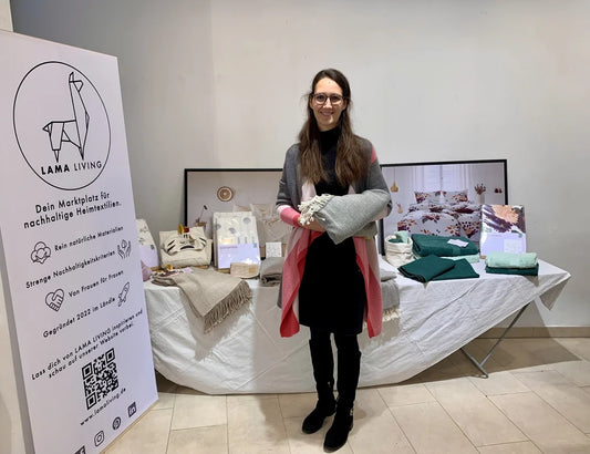 LAMA LIVING Gründerin Justine Weiss Popup Store in Sindelfingen
