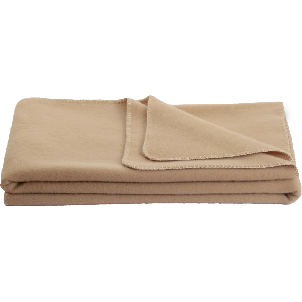 Baby-+Kinder-Decke INN in Beige von Steinbeck Größe 75x100 cm