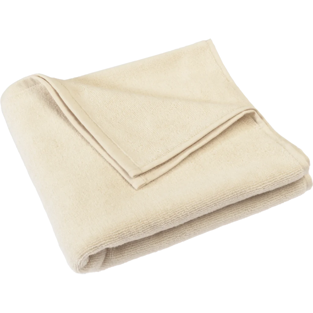 Bio Frottier Duschtuch ORLANDO in Creme von Living Crafts Größe 70x140 cm