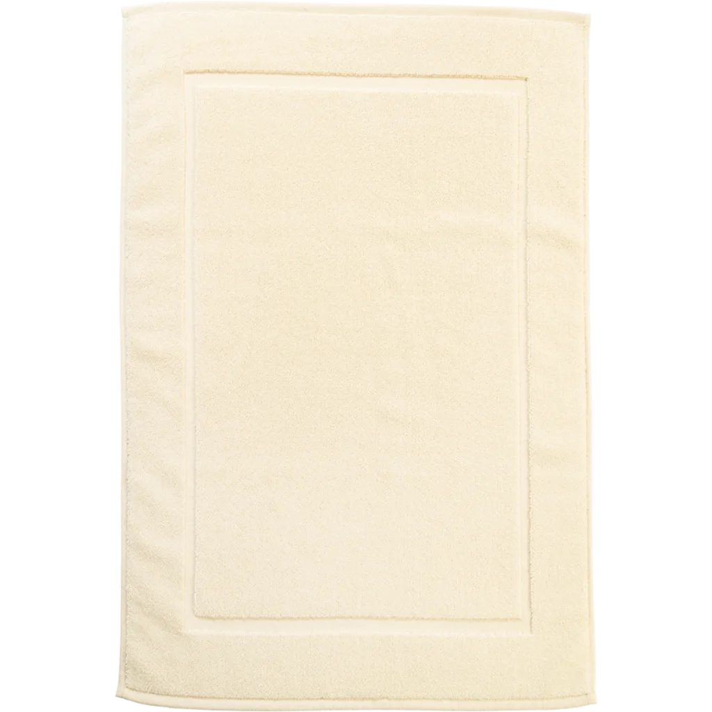 Bio Frottier Duschvorleger ORLANDO in Creme von Living Crafts Größe 50x70 cm