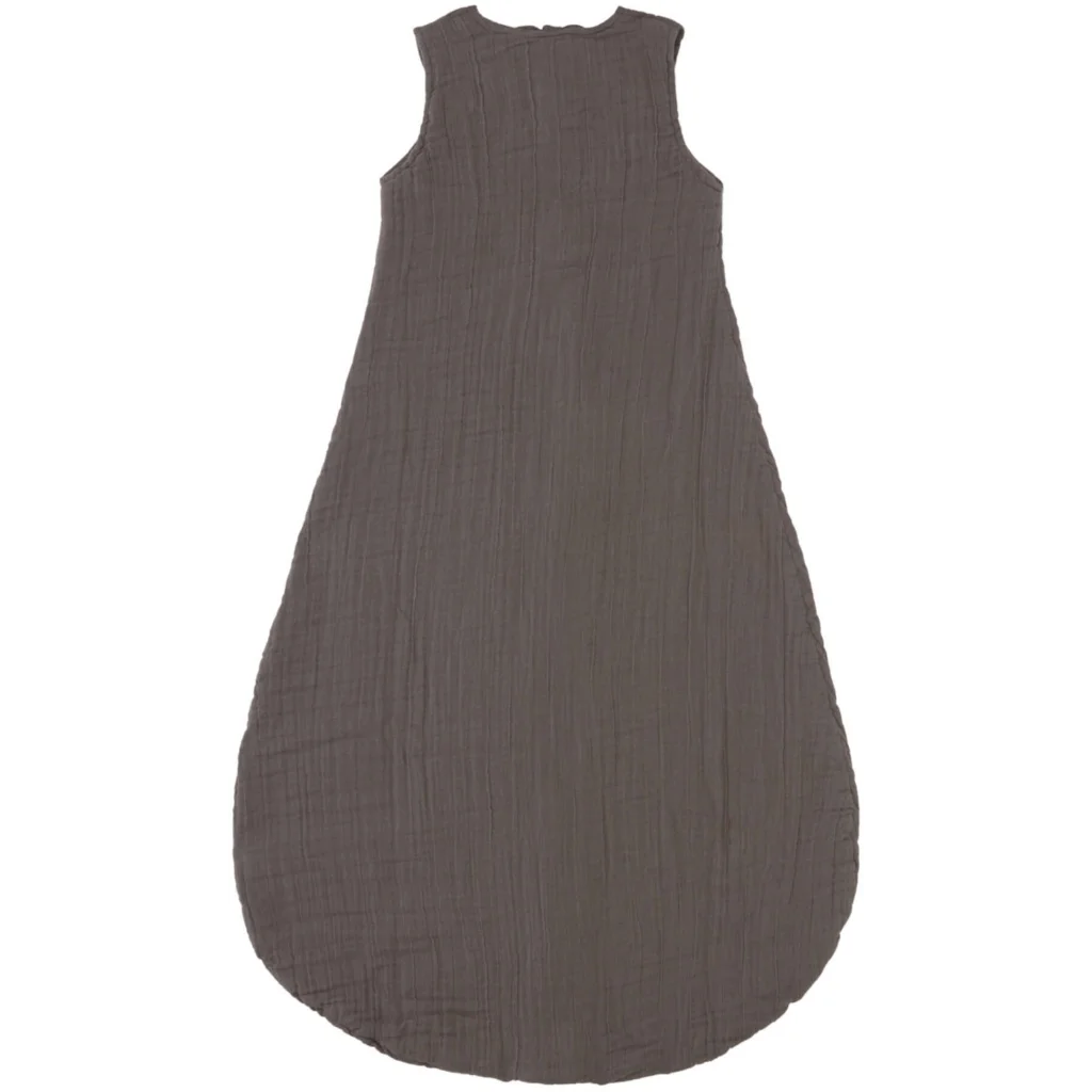 Bio Musselin Baby-Schlafsack in Basalt Braun von Lässig Größe 50+56