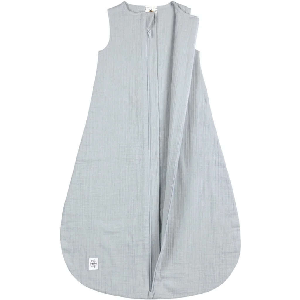 Bio Musselin Baby-Schlafsack in Hellblau Blau von Lässig Größe 50+56