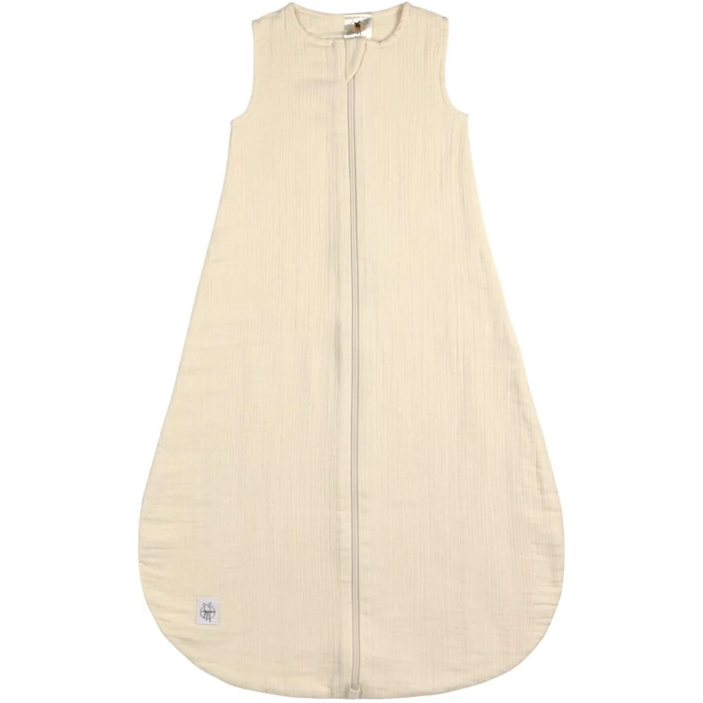Bio Musselin Baby-Schlafsack in Hellgelb Gelb von Lässig Größe 62+68