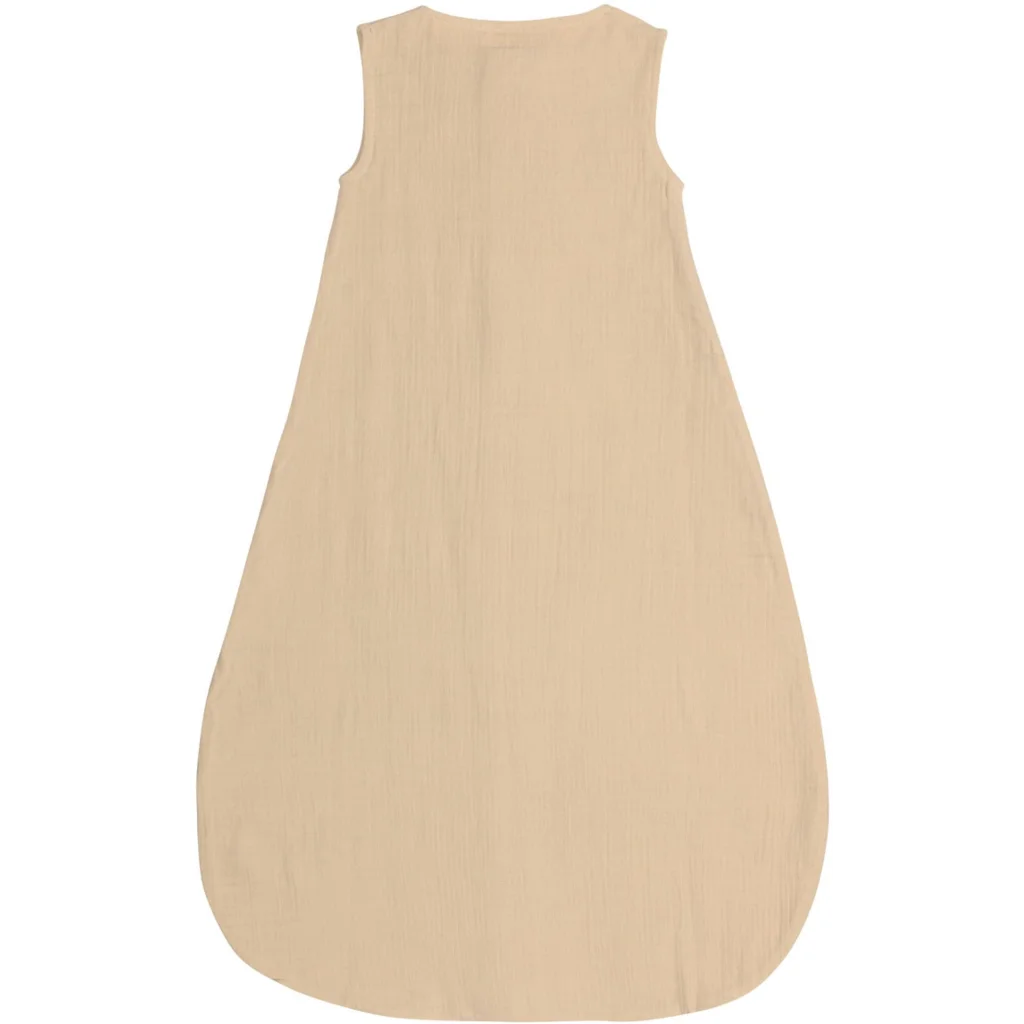 Bio Musselin Baby-Schlafsack in Sand Beige von Lässig Größe 50+56