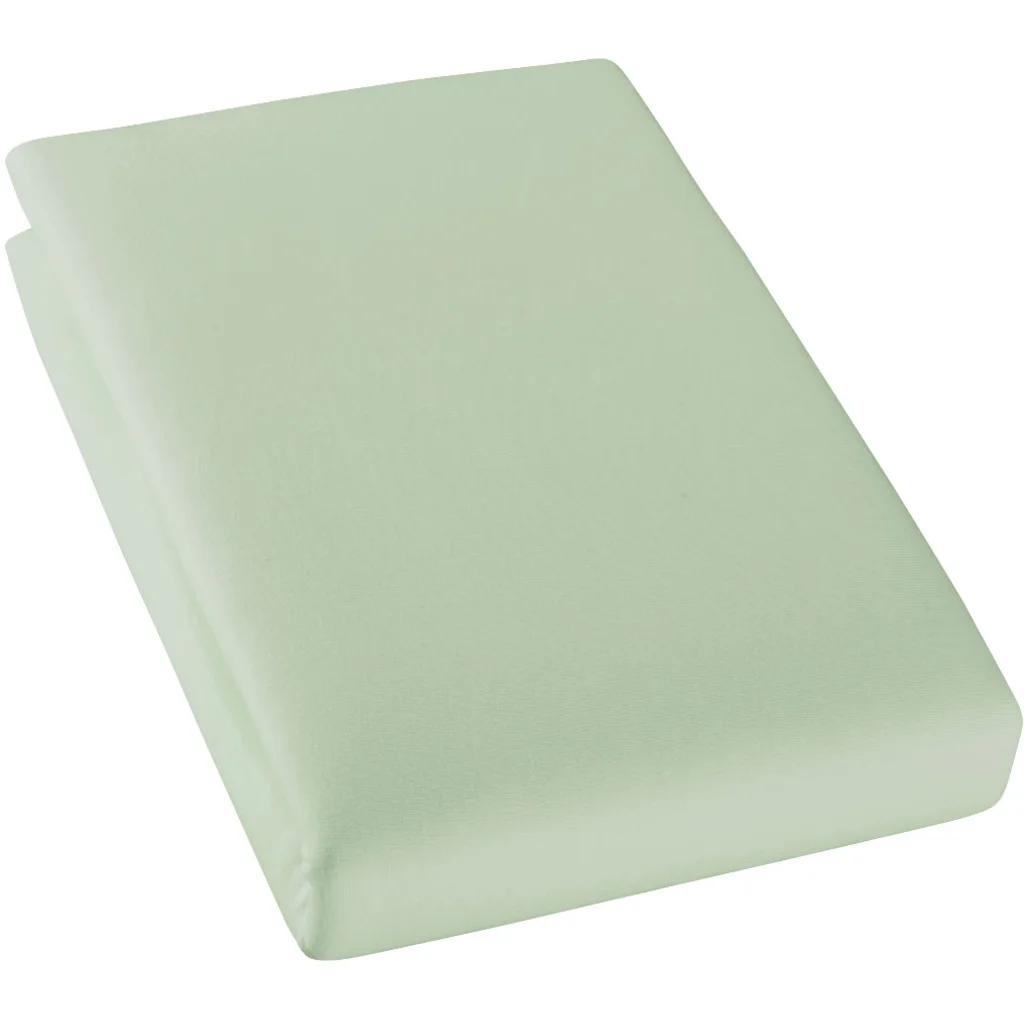 Bio Single-Jersey Spannbettlaken für Boxspringbetten in Übergröße und Überlänge in Kiwi Grün von Cotonea Größe 140-160 x 220 cm