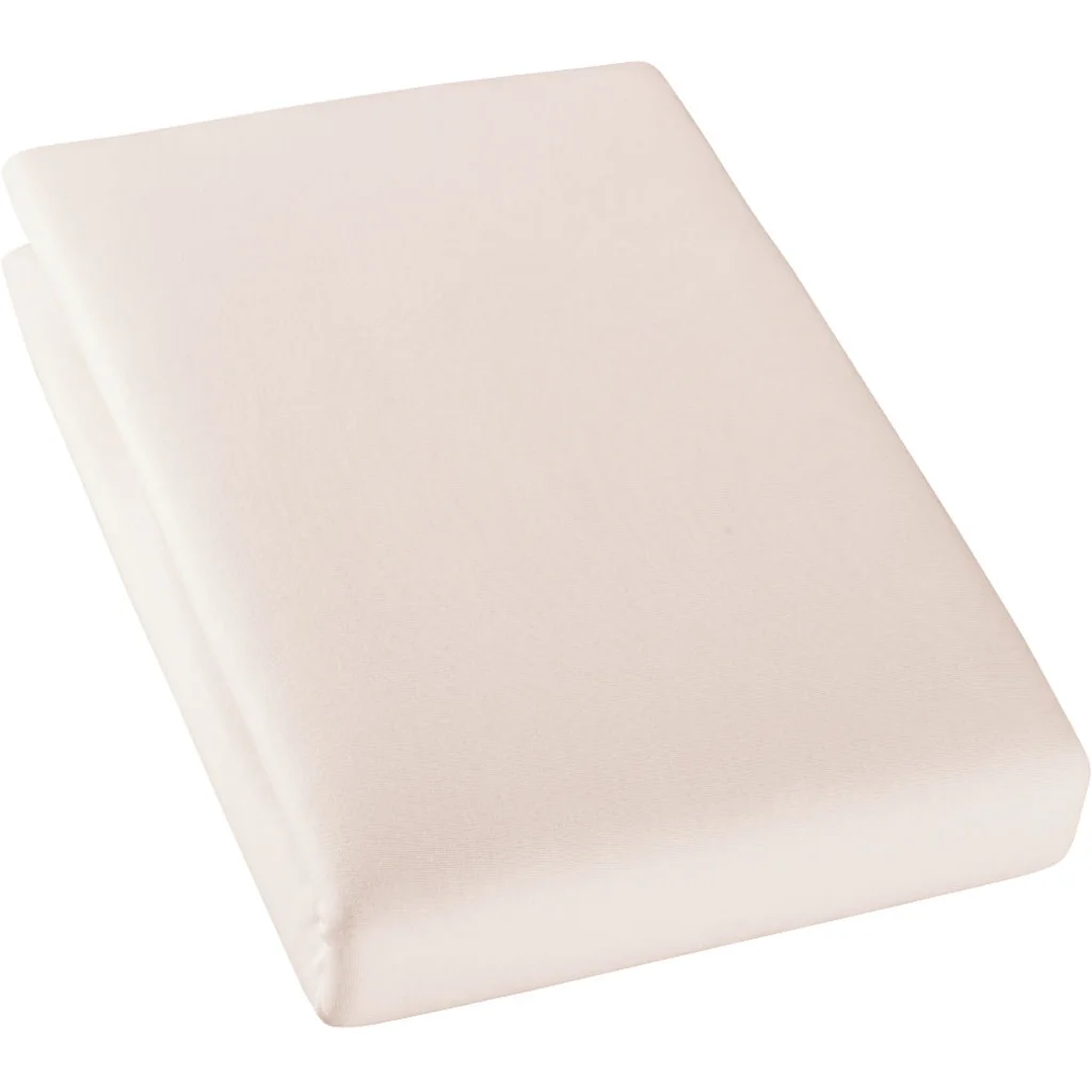 Bio Single-Jersey Spannbettlaken für Kinder-Matratzen in Rosa von Cotonea Größe 60x120 cm