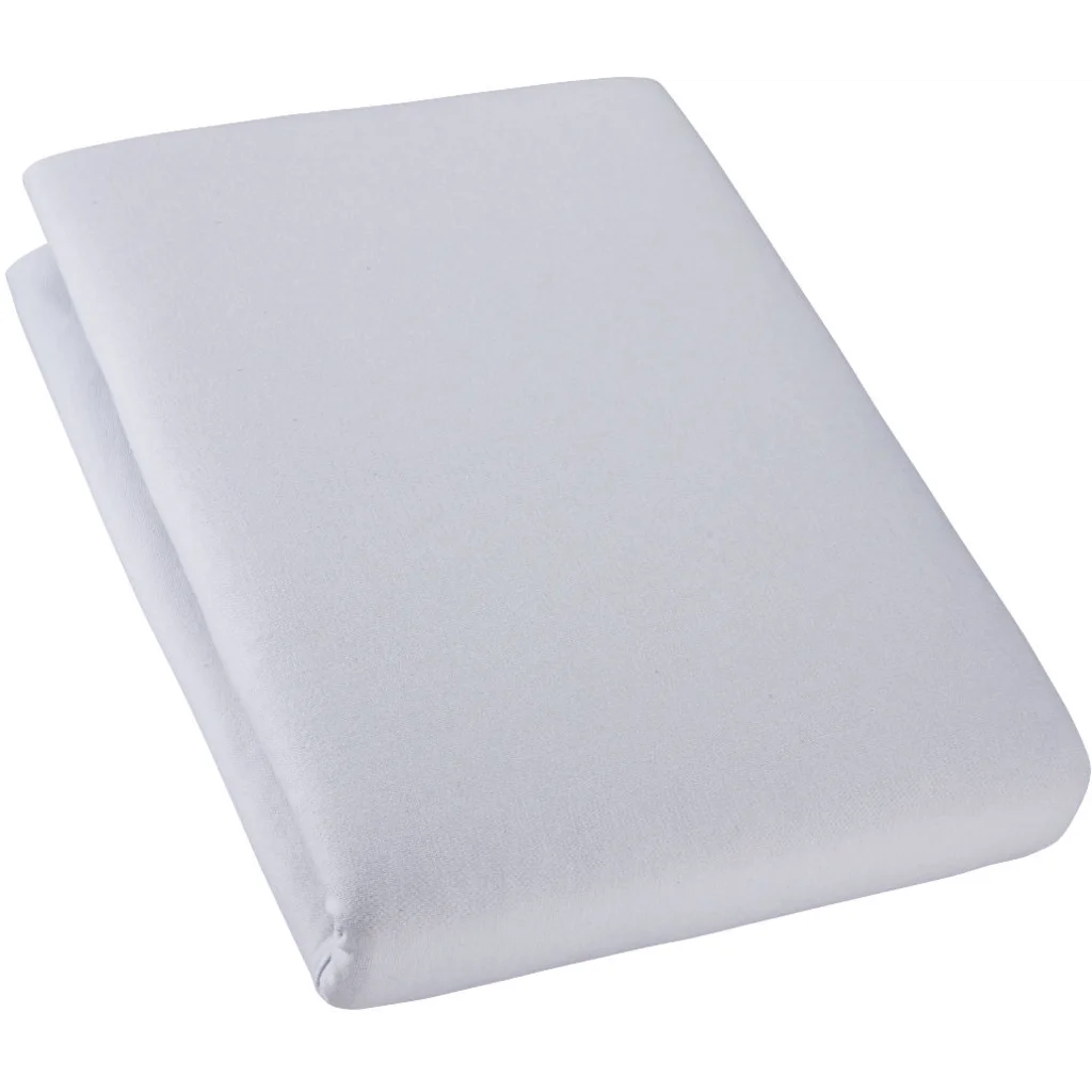 Bio Single-Jersey Spannbettlaken für Matratzen in Standardgröße und Überlänge - Doppelbett in Grau von Cotonea Größe 180-200 x 220 cm