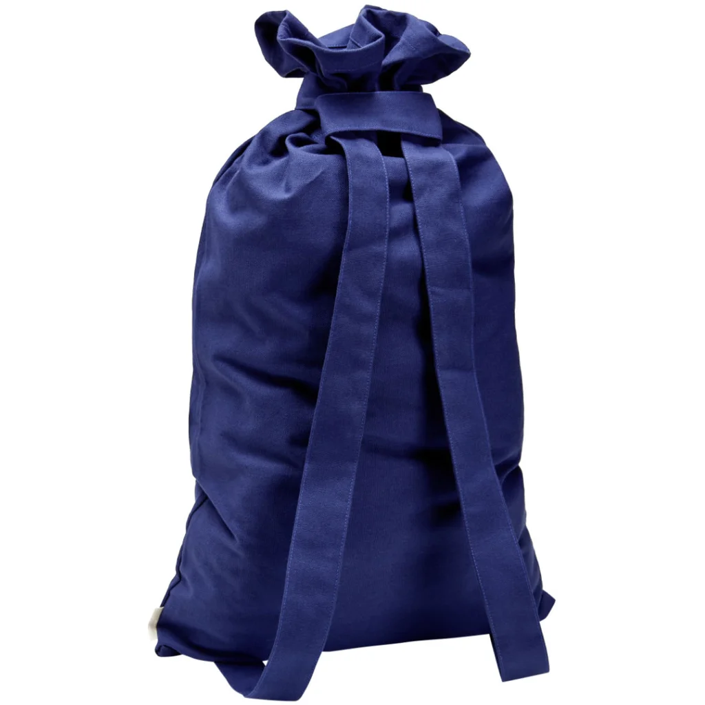 Bio Stoff-Rucksack in Blau von Cotonea Größe 65x38 cm