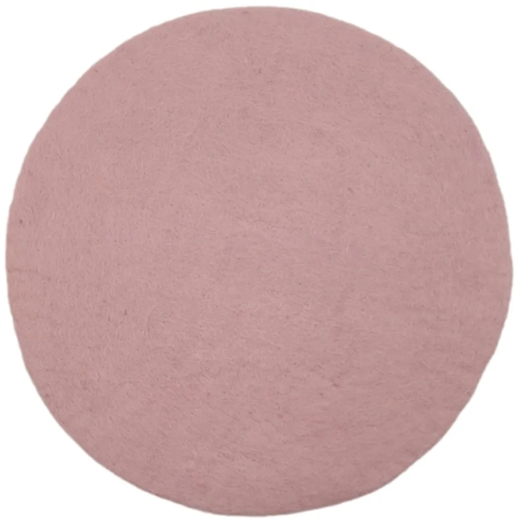 Filz Sitzkissen rund in Rosa von Frida Feeling Größe Ø 35 cm