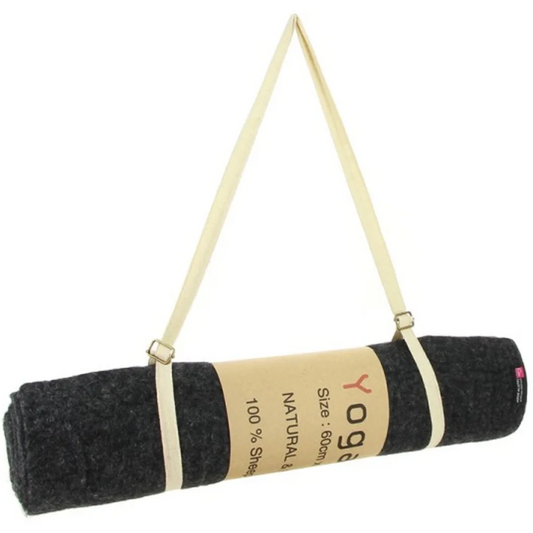 Filz Yogamatte in Anthrazit Grau von GLOBO Größe 60x150 cm