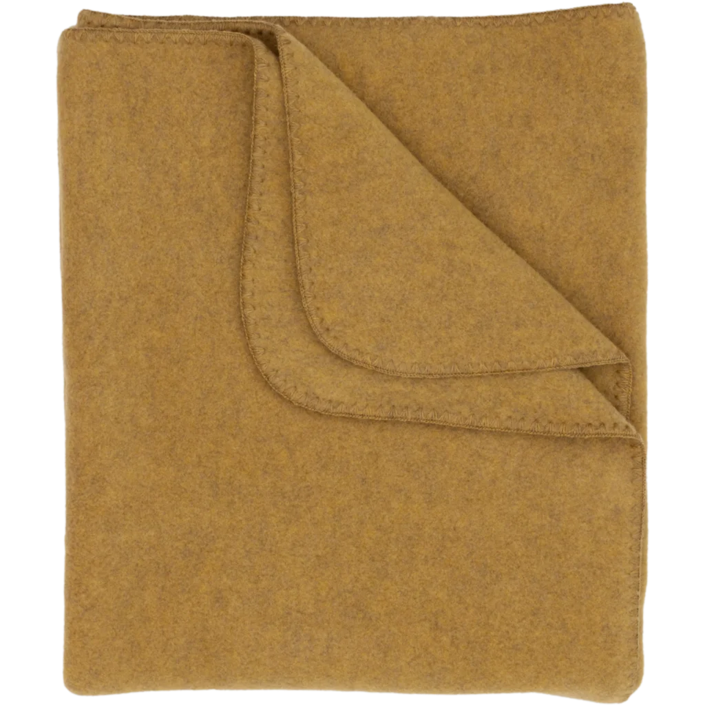 Fleece Decke in Gelb von Engel Natur Größe 150x180 cm
