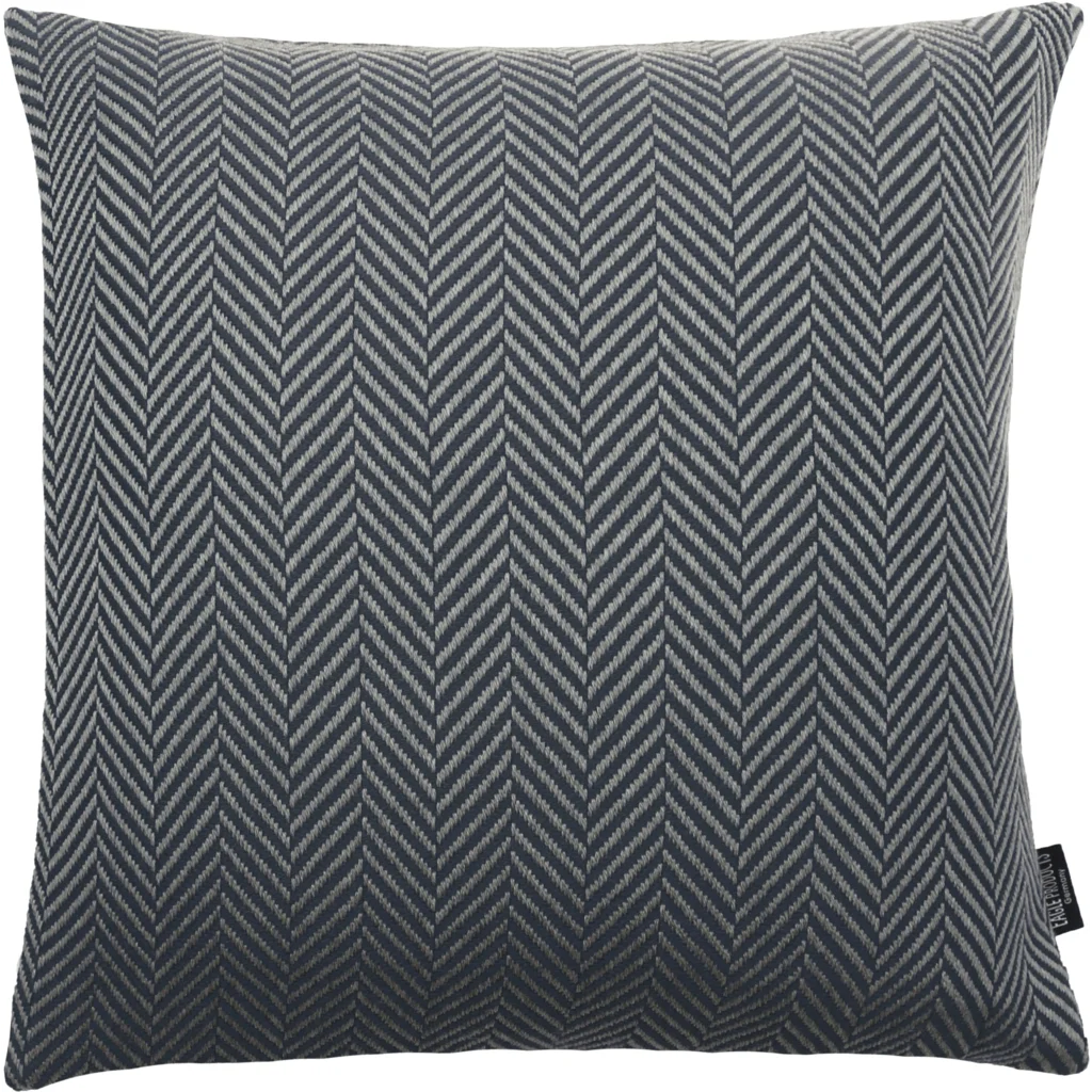 Kissenhülle mit Fischgrät-Muster in Schwarz Muster Fischgrät von Eagle Products Größe 40x40 cm