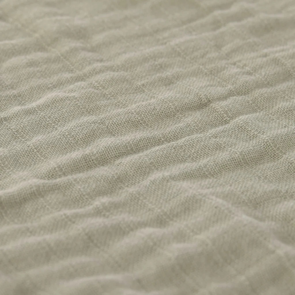 Mull Baby-Tuch 3er-Pack in Olive+Creme+Rost Grün+Creme+Rot von Lässig Größe 85x85 cm