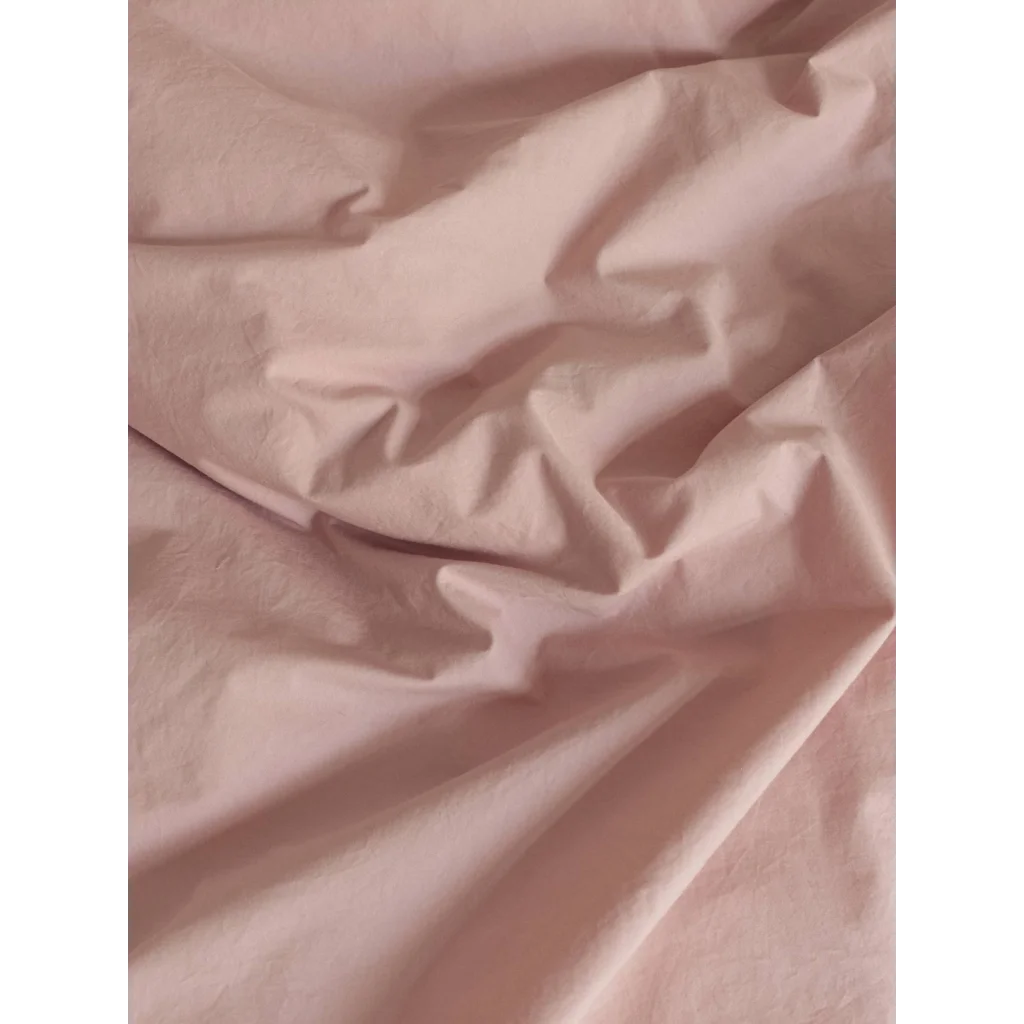 Perkal Bettwäsche Bettbezug in Altrosa Rosa von erlich textil Größe 135x200 cm