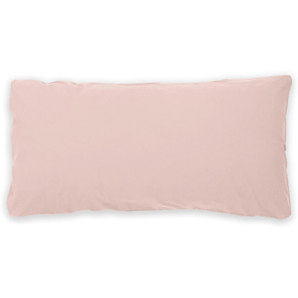 Perkal Bettwäsche Kissenbezug in Altrosa Rosa von erlich textil Größe 80x80 cm