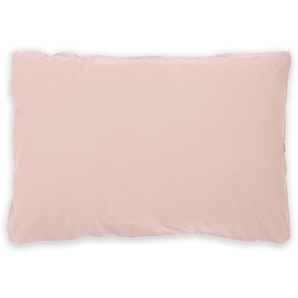 Perkal Bettwäsche Kissenbezug in Altrosa Rosa von erlich textil Größe 80x80 cm