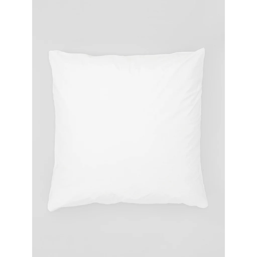 Perkal Bettwäsche Kissenbezug in Weiß von erlich textil Größe 80x80 cm