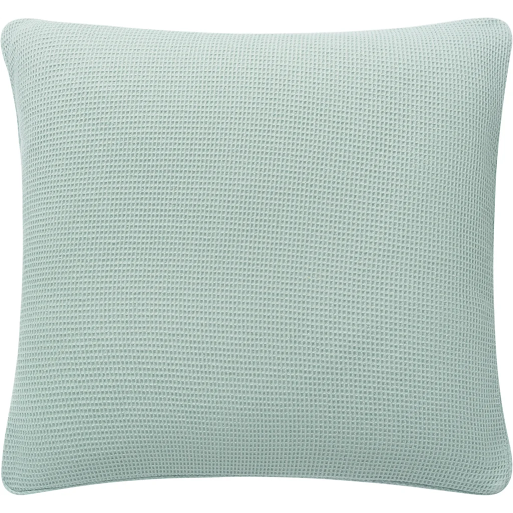 Waffelpiqué Kissenhülle in Mint Grün von Cradle Studio Größe 50x50 cm