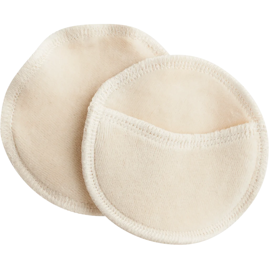 Waschbare Bio Abschminkpads 7er-Pack in Creme (naturbelassen) Creme von Living Crafts Größe One size