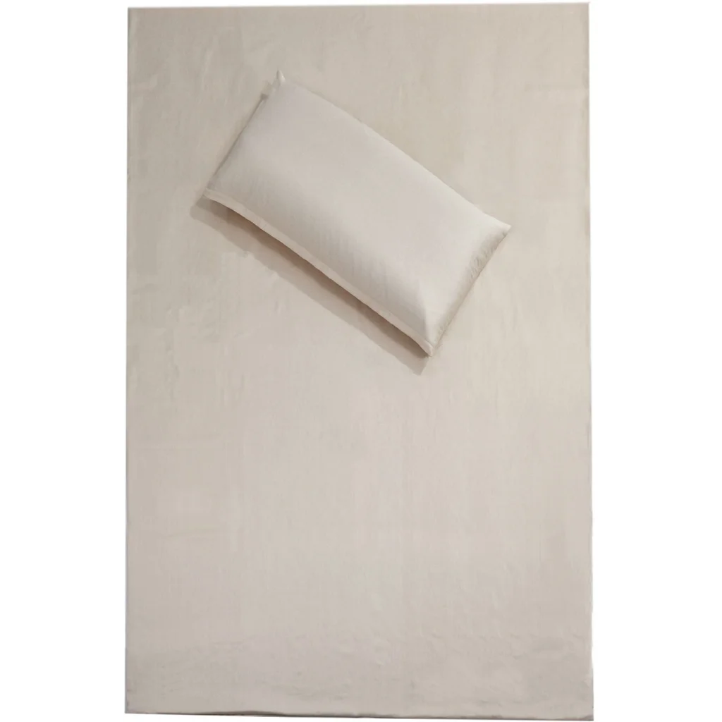Bio Flanell Bettwäsche Kissenbezug in Creme von mudis Größe 30x45 cm
