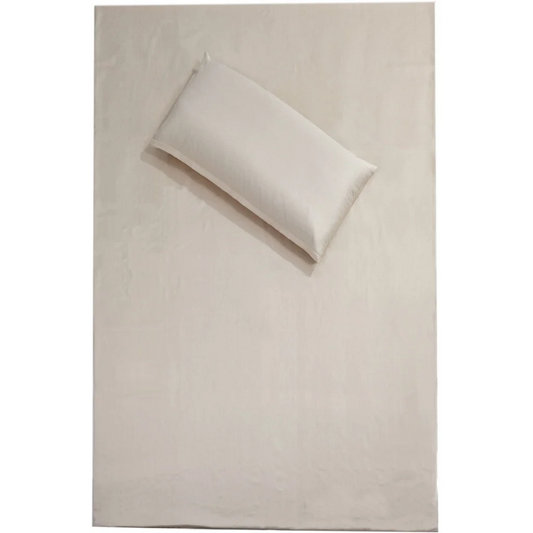 Bio Flanell Bettwäsche Kissenbezug in Creme von mudis Größe 30x45 cm