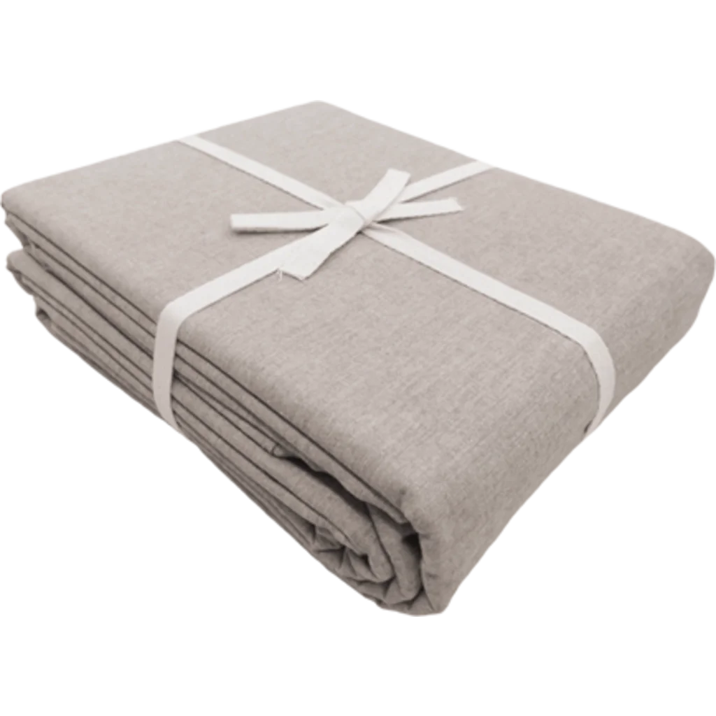 Bio Jersey Bettwäsche Bettbezug in Beige von Ege Organics Größe 135x200 cm