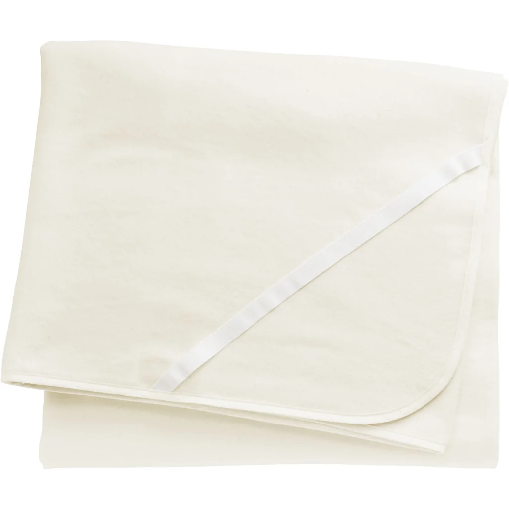 Bio Molton Matratzenschoner in Creme von Cotonea Größe 90x210 cm
