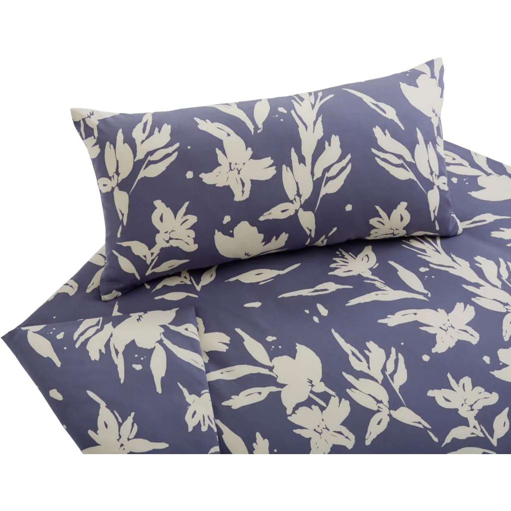 Bio Satin Bettwäsche Ornament Kissenbezug in Muster Ornament von Cotonea Größe 80x80 cm