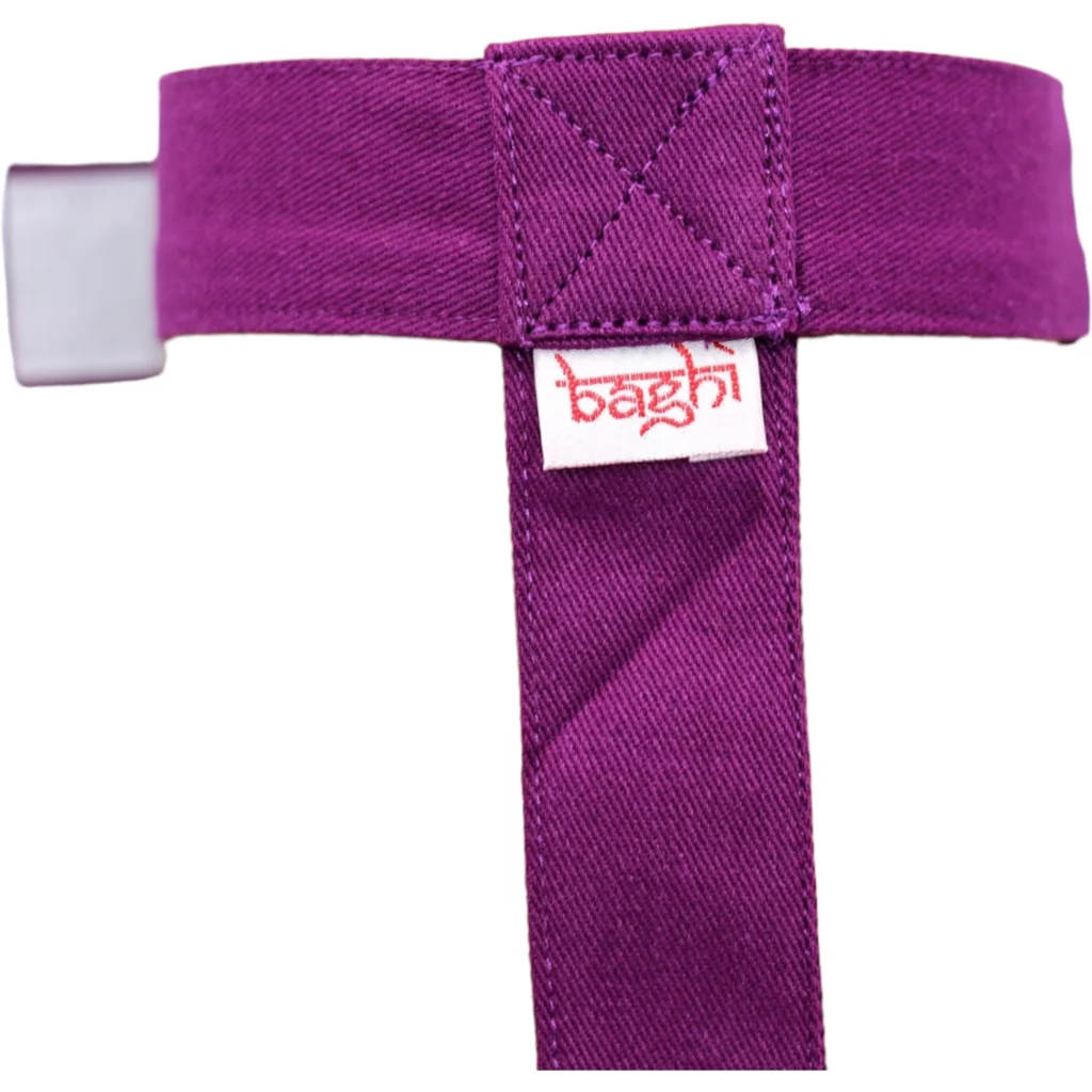 Bio Yogamatten Tragegurt in Lila von BAGHI Größe 96x3 cm