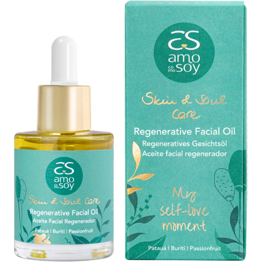 Regeneratives Gesichtsöl in Muster  von Amo Como Soy Größe 30 ml